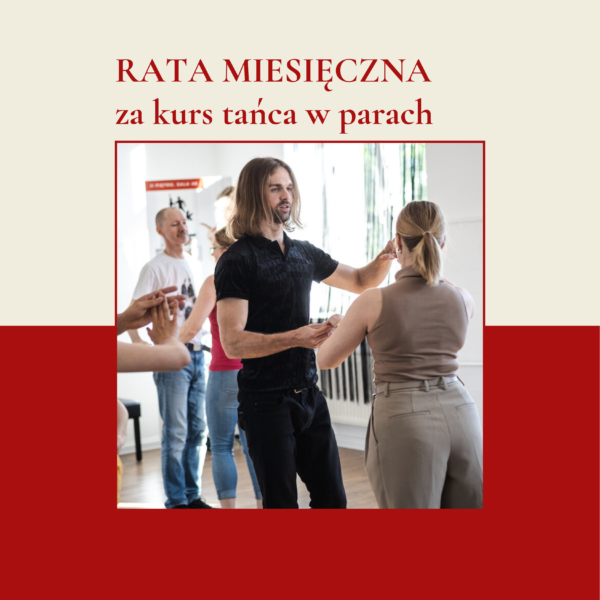 Kurs tańca w parach - rata miesięczna